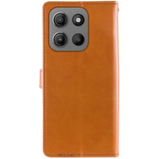 Чохол-книга шкіряний GETMAN Elegant Motorola Moto G15 4G Коричневий