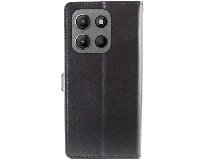 Чохол-книга шкіряний GETMAN Elegant Motorola Moto G15 4G чорний