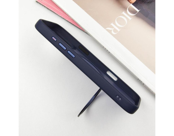 Чохол-силікон Ummi Colorful with MagSafe HQ Ring iPhone 16 Pro Max (Синій / Dark Blue)