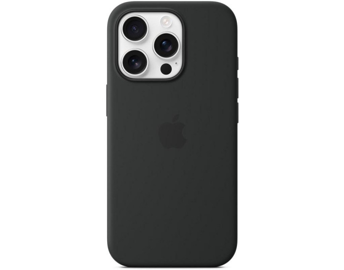 Чехол-силикон оригинал Full Soft Matte with MagSafe and Animation iPhone 16 Pro Max, Black