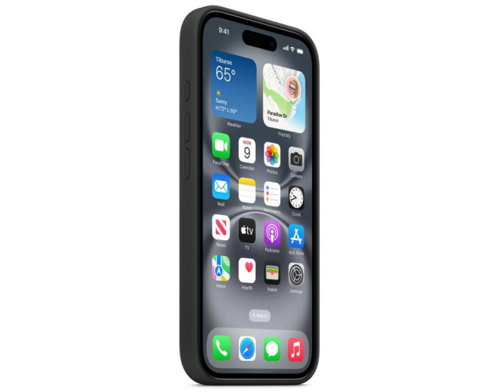 Чехол-силикон оригинал Full Soft Matte with MagSafe and Animation iPhone 16 Pro Max, Black