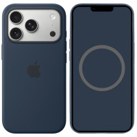 Чехол-силикон оригинал Full Soft Matte with MagSafe and Animation iPhone 17 Pro Max, Midnight