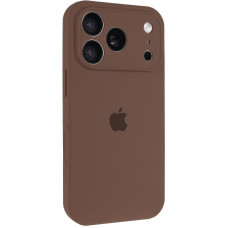 Чехол-силикон оригинал Case Full Camera iPhone 17 Pro Max (Коричневый / Brown)
