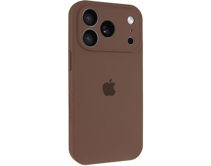Чехол-силикон оригинал Case Full Camera iPhone 17 Pro Max (Коричневый / Brown)