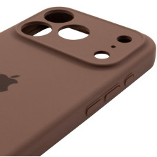 Чехол-силикон оригинал Case Full Camera iPhone 17 Pro Max (Коричневый / Brown)