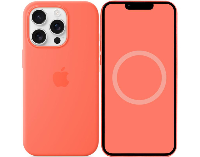 Чохол-силікон оригінал Full Soft Matte with MagSafe and Animation iPhone 16 Pro Max, Tangerine