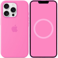 Чехол-силикон оригинал Full Soft Matte with MagSafe and Animation iPhone 16 Pro, Peony