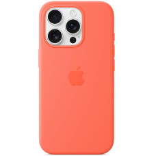 Чехол-силикон оригинал Full Soft Matte with MagSafe and Animation iPhone 16 Pro, Tangerine