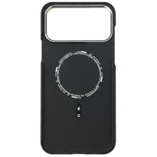 Чехол PC PITAKA with MagSafe iPhone 17 Pro Max, Black/Grey