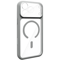Чохол-силікон GETMAN Moon Clear with MagSafe для Apple iPhone 17 Pro Max, Сірий