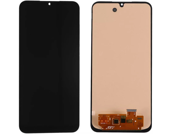 Дисплей з сенсорним екраном (модуль) Samsung A16 4G/ A166/ A266/ M166, чорний, OLED