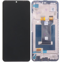 Дисплей з сенсорним екраном (модуль) ZTE Nubia Neo 5G (8150N) /ZTE Blade V50 Design 5G, чорний c рамкою, оригінал