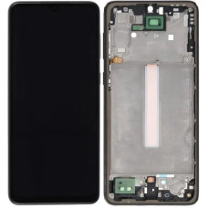 Дисплей с сенсорным экраном (модуль) Samsung A336 A33 5G, черный с рамкой, оригинал
