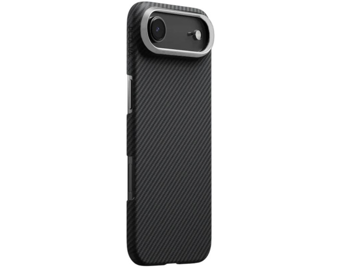 Чехол-силикон Carbon Protection Slim (MagSafe) iPhone Air, черный
