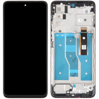 Дисплей с сенсорным экраном (модуль) Motorola XT2221 Moto G52 /XT2225 G82 /Moto F71S, черный с рамкой, TFT