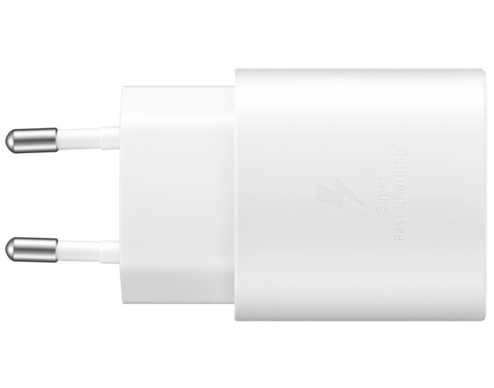 Сетевое зарядное устройство Samsung 25W с кабелем Type-C to Type-C (EP-TA800XWE) (EU) Белый (100% оригинал)