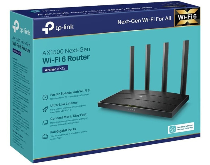 Wi-Fi роутер tp-link Archer AX12