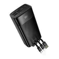 Портативная батарея (Power Bank) Hoco DB89B Element (22.5W + cable Type-C/iP/USB) 30 000mAh, Black