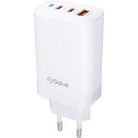 Мережеве зарядний пристрій Gelius Elevaro GP-HC065 65W USB+2Type-C (QC/PD/PPS)