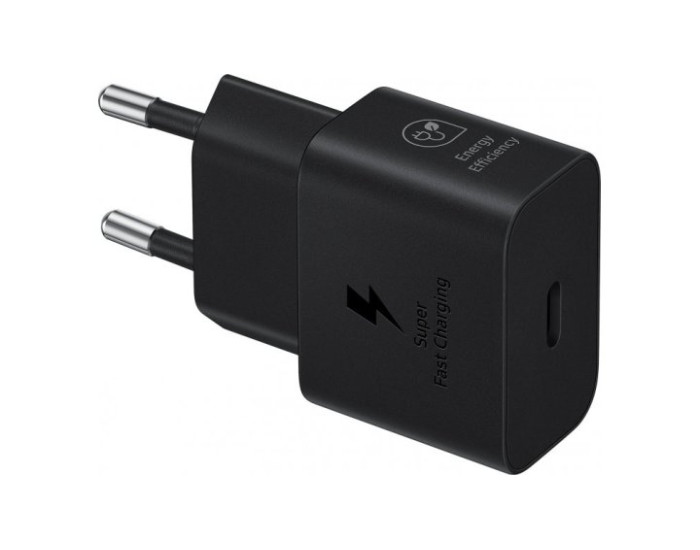 Сетевое зарядное устройство Samsung 25W Type-C (EP-TA800NBE) (EU) Черный (100% оригинал)