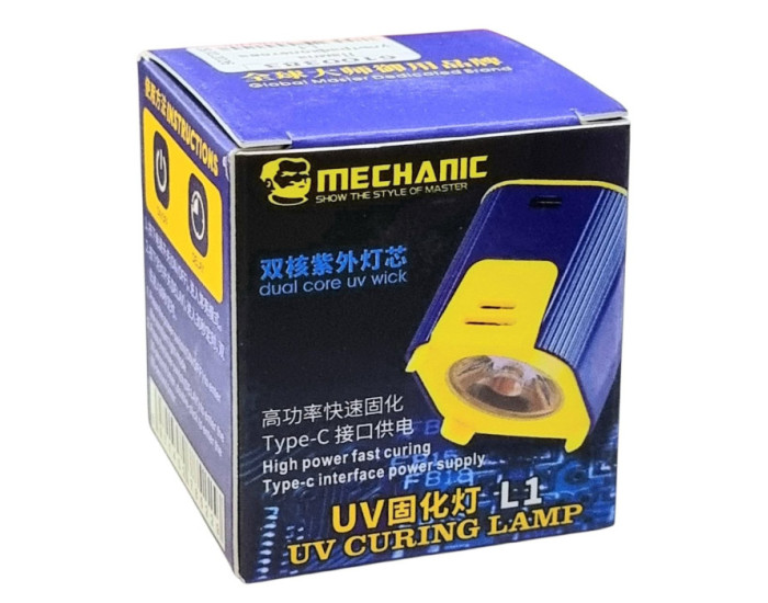 Ультрафиолетовая лампа Mechanic L1, с таймером (30/60 сек/ 5V/7W)