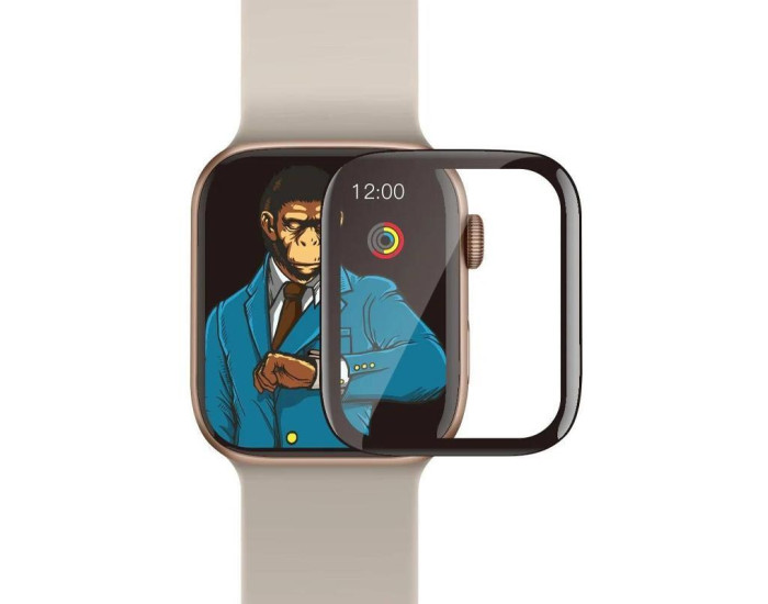 Полімерна плівка 3D Blueo High-Molecule Apple Watch 44mm, чорний (+ аплікатор)
