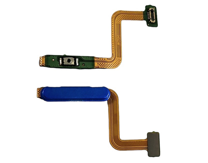 Шлейф для Samsung A225 Galaxy A22 4G, сканер отпечатка пальца (Touch ID) Blue