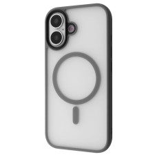 Чехол-силикон WAVE Matte Insane Case with Magnetic Ring iPhone 17 Grey