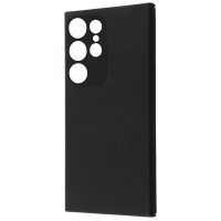 Чехол-силикон WAVE Premium Carbon Slim with Magnetic Ring Samsung Galaxy S24 Ultra Black
