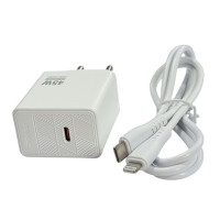 Сетевое зарядное устройство Jokade JB092 QIAOSEN 45W (USB-C) с кабелом (Type-C-Lightning) белый