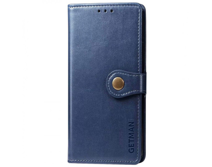 Чехол-книга Кожаный GETMAN Gallant Samsung Galaxy A22/ M22/ M32, Синий