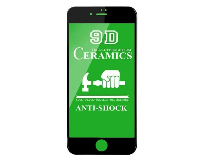 Защитное стекло (Гибкая Керамика) iPhone 6 Plus/ 6s Plus, Black
