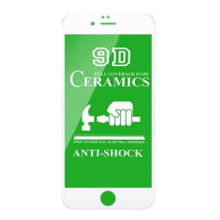 Защитное стекло (Гибкая Керамика) iPhone 6 Plus/ 6s Plus, White