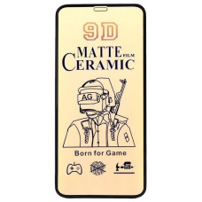 Защитное стекло (Гибкая Керамика Matte) iPhone 13 Pro Max, Black