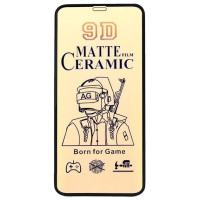 Защитное стекло (Гибкая Керамика Matte) iPhone 14 Plus, Black
