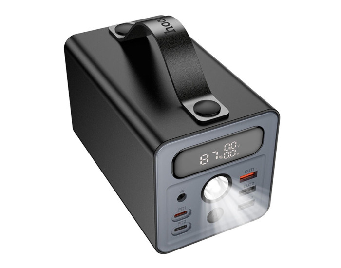 Портативная батарея (Power Bank) Hoco J138 Distant (22.5W+PD20W+DC12V) multi-function 60 000mAh, Black