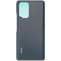 Задняя панель корпуса для Xiaomi Redmi Note 10 Pro 4G /Redmi Note 10 Pro Max (серая/ Onyx Gray) оригинал