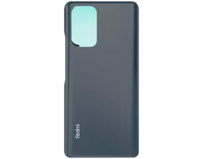 Задня панель корпуси Xiaomi Redmi Note 10 Pro 4G /Redmi Note 10 Pro Max (сіра/ Onyx Gray) оригінал