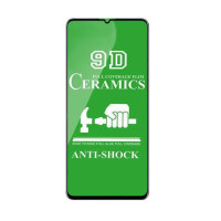 Защитное стекло (Гибкая Керамика) Samsung A217 A21s/ A715/ M51/ K30, Black