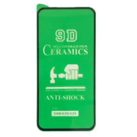 Защитное стекло 9D (Гибкая Керамика) Samsung A356 A35 5G/ A556 A55 5G, Black