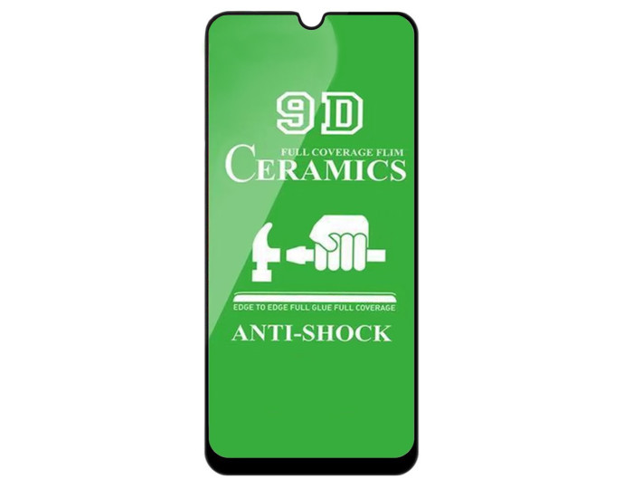 Защитное стекло (Гибкая Керамика) Samsung A42, Black