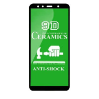 Захисне Скло (Гнучка Кераміка) Samsung A750 A7 (2018) Black