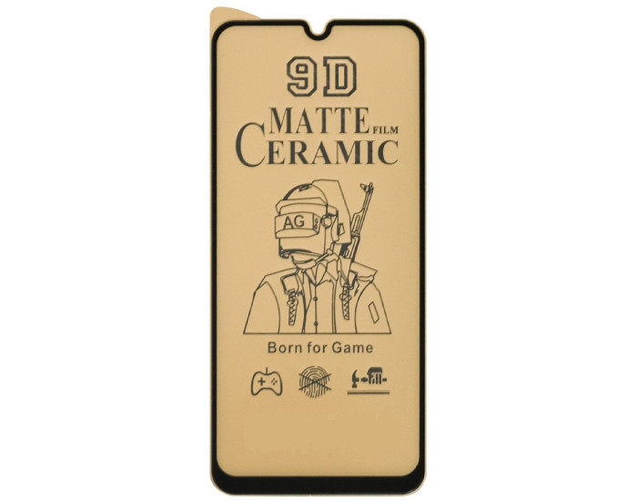 Защитное стекло (Гибкая Керамика Matte) Xiaomi Redmi Note 8, Black