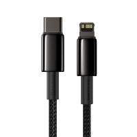 Кабель USB Baseus Tungsten Gold Fast Charging Data Cable Type-C to Lightning (20W/1m) черный (CATLWJ-01)