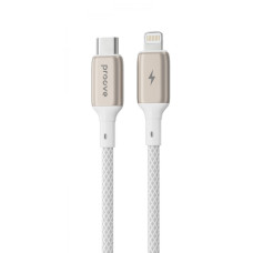 Кабель Proove Dense Metal Type-C to Lightning (27W/1m) White