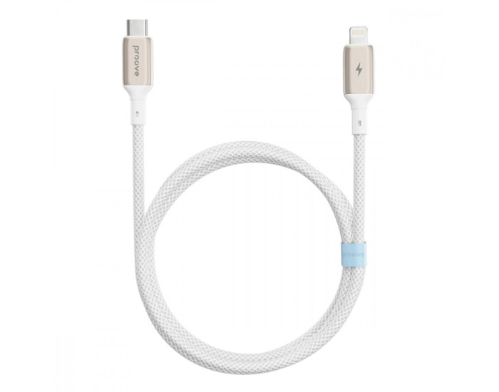 Кабель Proove Dense Metal Type-C to Lightning (27W/1m) White