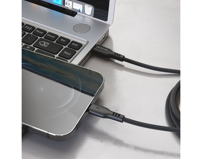 Кабель Proove Rebirth Type-C to Lightning (27W/1m) Black
