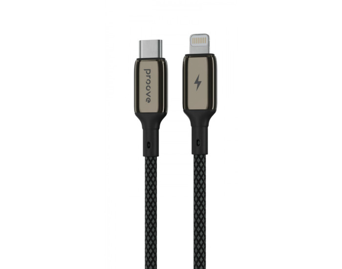 Кабель Proove Dense Metal Type-C to Lightning (27W/1m) Black