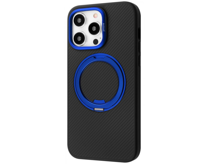 Чехол-силикон Proove Reinforce Case with Magnetic Ring iPhone 16 Pro Max Blue