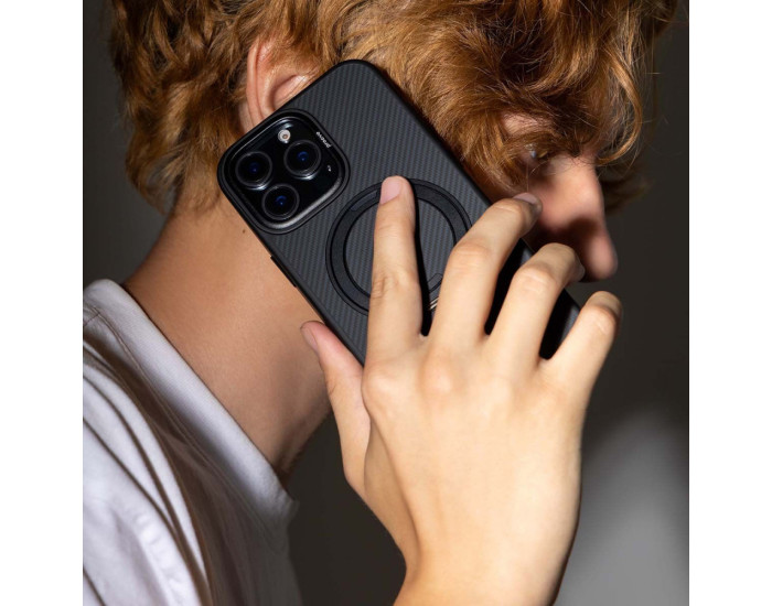 Чехол-силикон Proove Reinforce Case with Magnetic Ring iPhone 16 Pro Max Blue